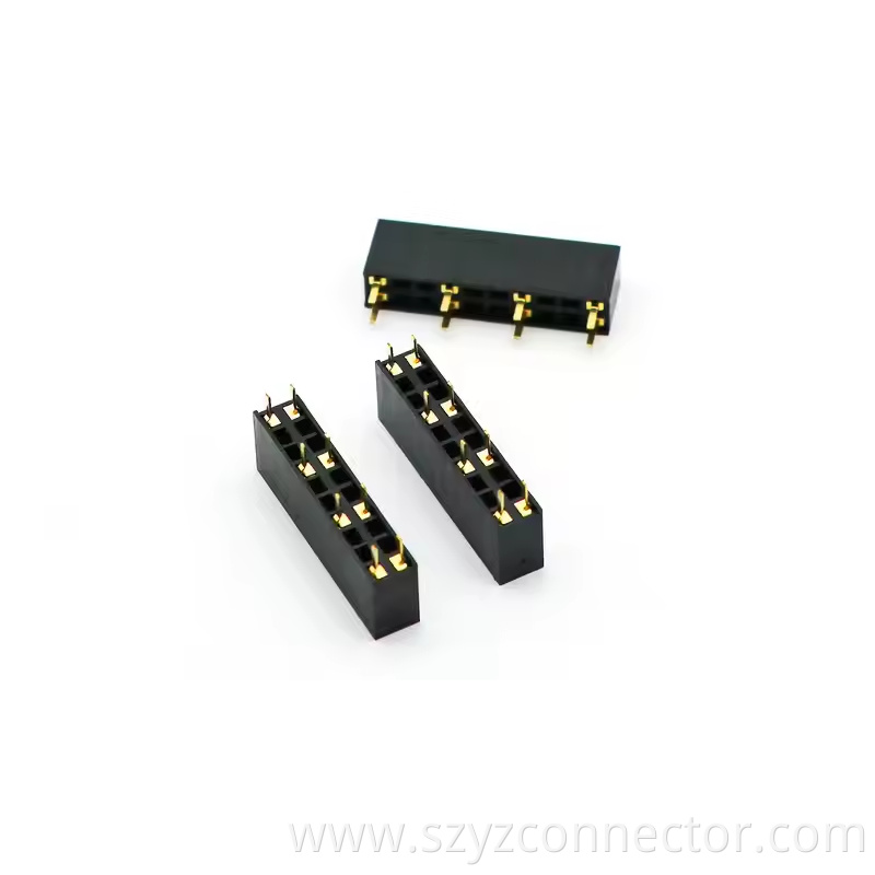 2.54mm Pitch Female Header Dual Row Straight H8.5mm 22P-240P (3)